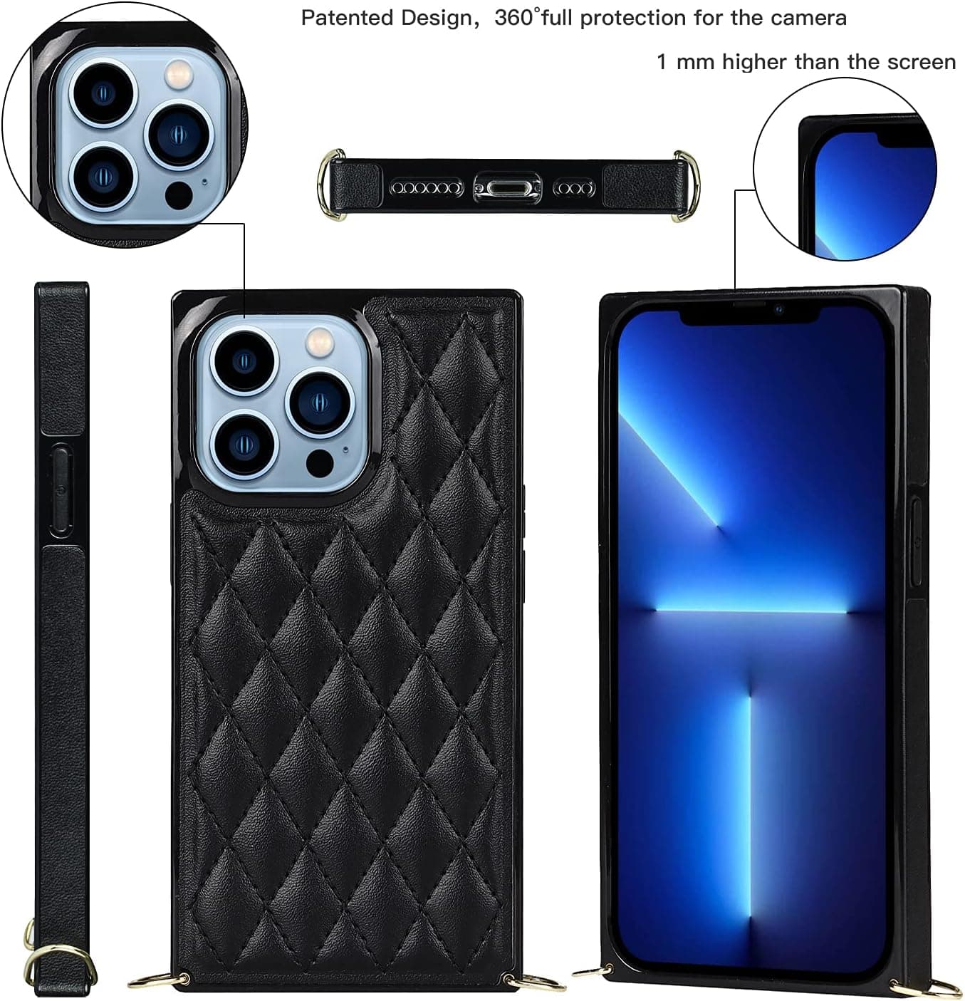 for iPhone 13 Pro Max Case with Shoulder Strap 6.7 inch — photo 2